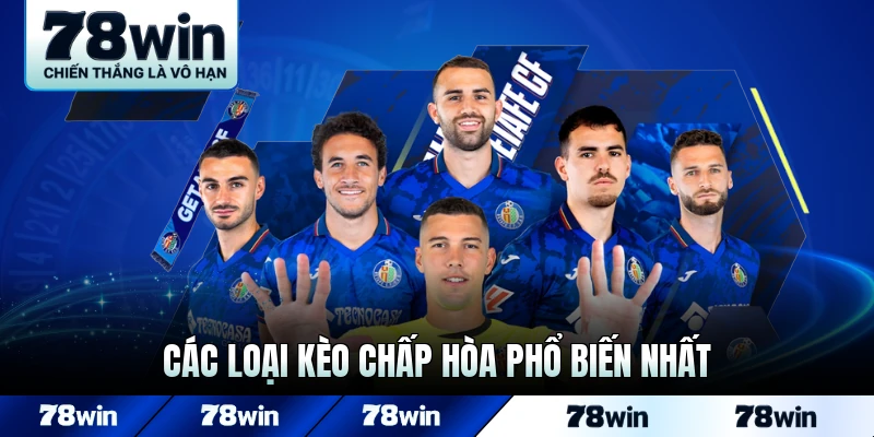 Các loại kèo chấp hòa phổ biến nhất