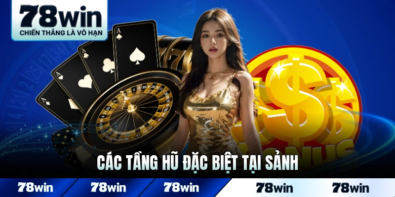 Các tầng hũ đặc biệt tại sảnh