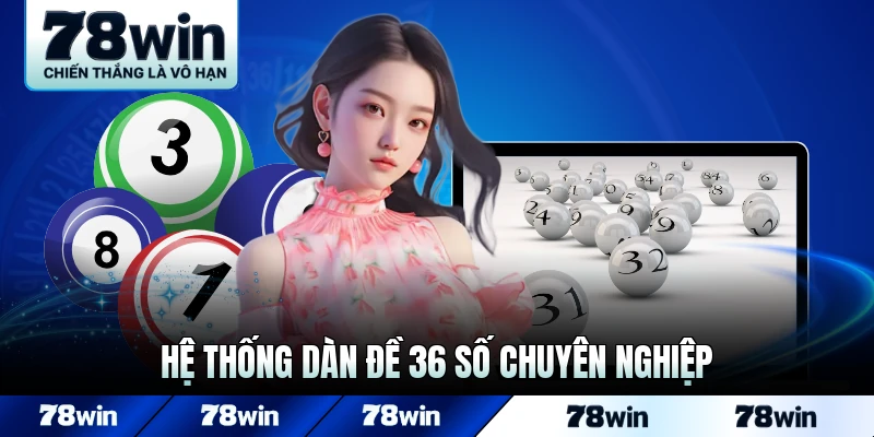 Hệ thống dàn đề 36 số chuyên nghiệp