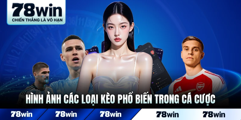 Hình ảnh các loại kèo phổ biến trong cá cược